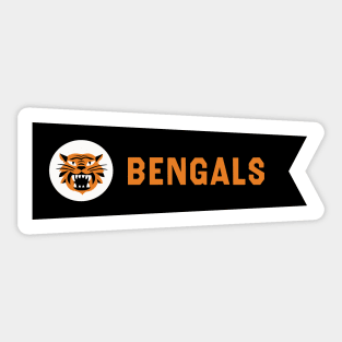 Cincinnati Bengals Pennant Sticker